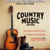 Country Music Word Search - Large Print