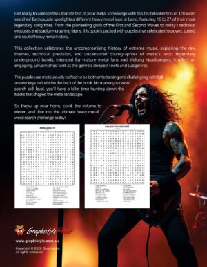 Alternative view of The Greatest Hits Word Search Collection - Heavy Metal (Large Print Edition)