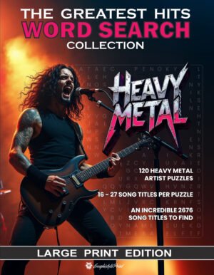 The Greatest Hits Word Search Collection - Heavy Metal (Large Print Edition)