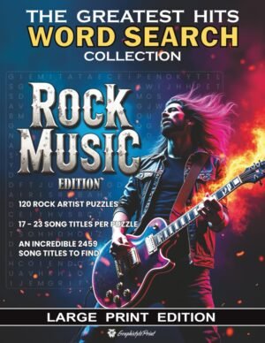 Rock Music Word Search - Large