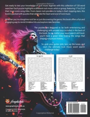 Alternative view of The Greatest Hits Word Search Collection - Rock Music (Large Print Edition)